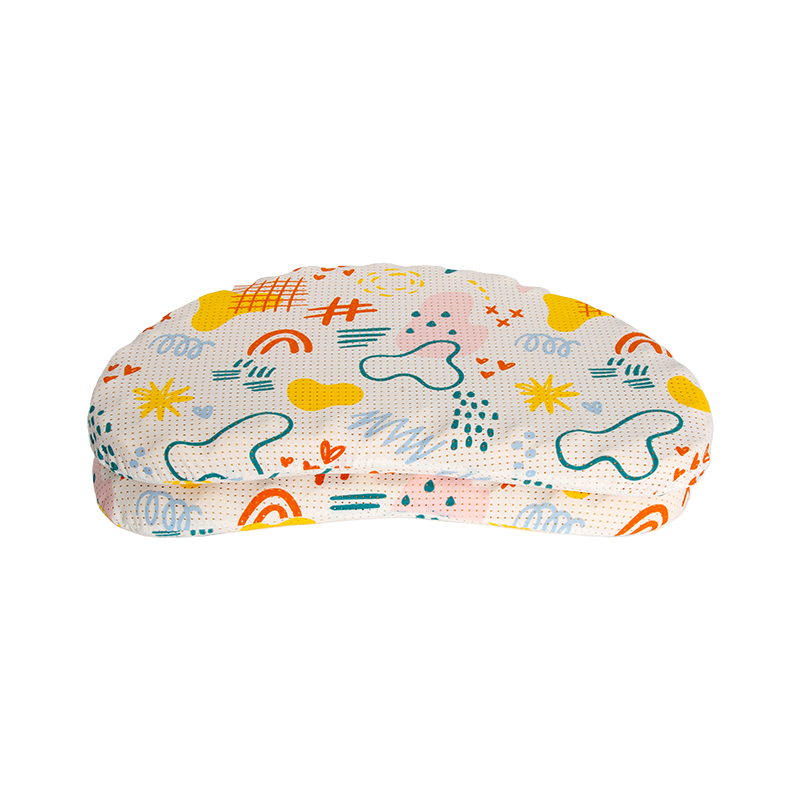 Flower Color Wavy Bean Pillow