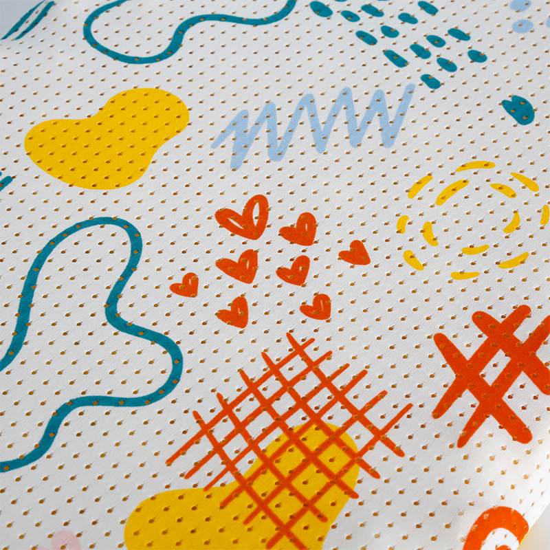 Flower Color Wavy Bean Pillow