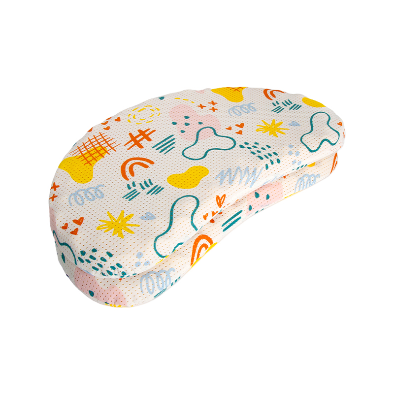 Flower Color Wavy Bean Pillow