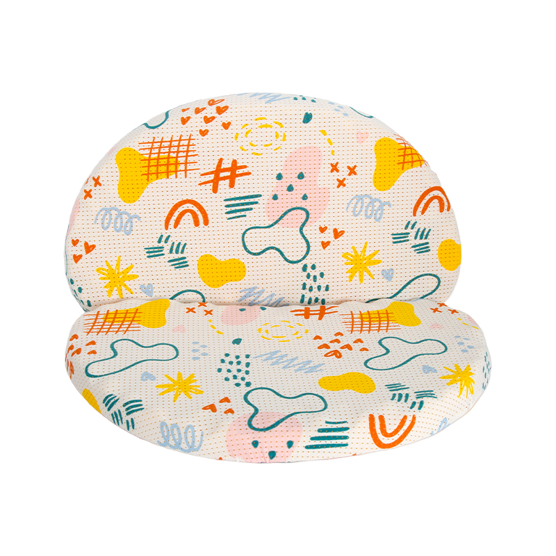 Flower Color Wavy Bean Pillow